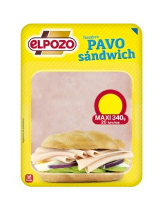 PAVO SANDWICH 360 GR.  EL POZO..