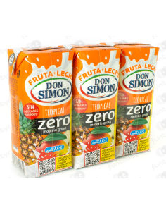 LECHE+ZUMO FUNC D.SIMON S/AZ TROPICAL PK 2