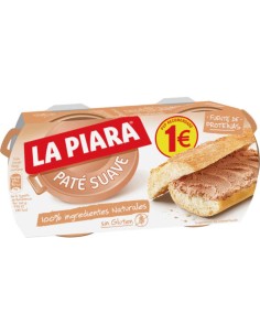 PATE PIARA TAPA NEGRA SUAVE PK-2 150 GRS