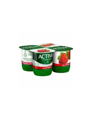 DANONE ACTIVIA CON FRESA X 4..