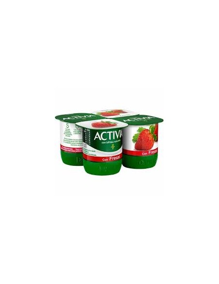 DANONE ACTIVIA CON FRESA X 4..
