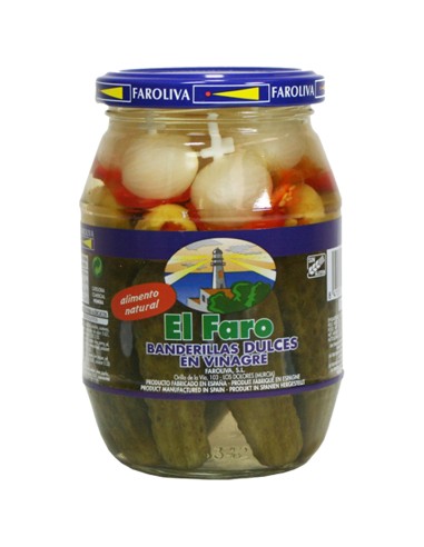BANDERILLAS FARO DULCES TARRO 150GR P.E.