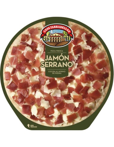 PIZZA TARRADELLAS JAMON SERRANO 390 GRS.