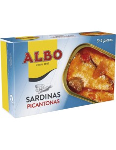 SARDINAS ALBO PICANTONAS 125 GRS