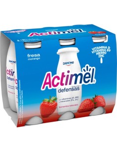 DANONE ACTIMEL LIQ. FRESA X6