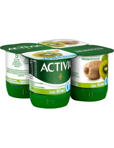 DANONE ACTIVIA CON KIWI 0%  X4