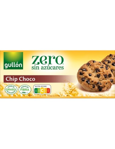 GLLTAS. GULLON CHIP-CHOCO ZERO 125 GRS.