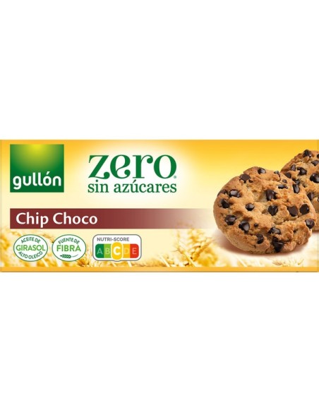 GLLTAS. GULLON CHIP-CHOCO ZERO 125 GRS.