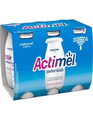 DANONE ACTIMEL LIQ. NATURAL X6