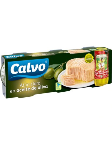 ATUN CALVO ACEITE LA ESPA OLA RO-100 PK-
