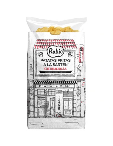 PATATAS FRITAS RUBIO CHURRERIA 2X125 GR.