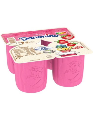 DANONE DANONINO MAXI FRESA X4