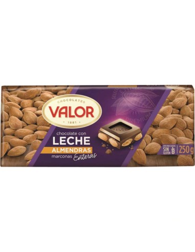 CHCTE. VALOR LECHE-ALMENDRA 250