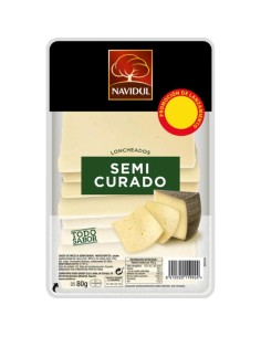QUESO SEMICURADO NAVIDUL LONCHAS 110 GR.
