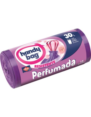 BOLSAS BASURA HANDY -BAG PERFU 30L 12 UN