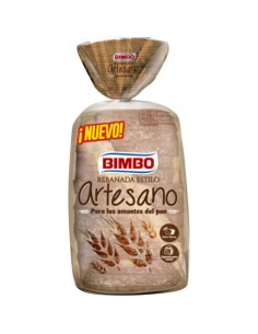 BIMBO PAN SANDWICH ARTESANO REBANADA 550 GR..
