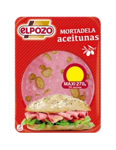 MORTADELA ACEITUNAS 300 GR. EL POZO