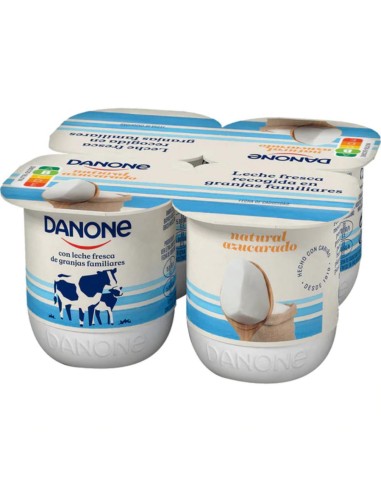 DANONE NATURAL AZUCARADO X4