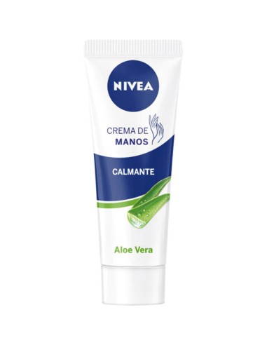 CREMA MANOS NIVEA HAND CALMANTE ALOE...