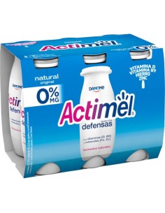 DANONE ACTIMEL LIQ.DESNAT.NATURAL X 6....