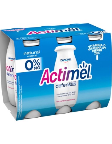 DANONE ACTIMEL LIQ.DESNAT.NATURAL X...
