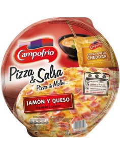 PIZZA CAMPOFRIO JAMON Y QUESO 360 GRS