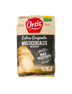 PAN ORTIZ MULTICEREALES 30 UND. 324 GR