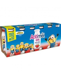 DANONE ACTIMEL LIQUIDO FRESA X12