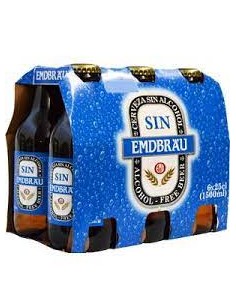 CERVEZA EMDBRAU 250 ML 0,0 PACK-6