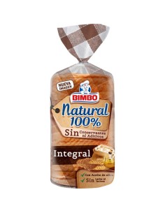 BIMBO PAN NATURAL INTEGRAL 100 % 450 GR...