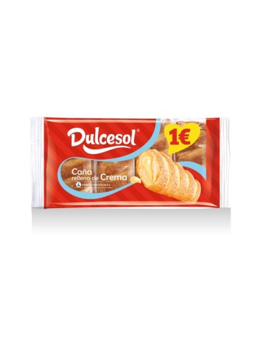 DULCESOL CAÑAS CREMA 4 UND.