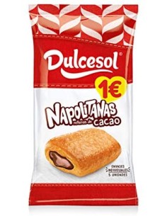 DULCESOL NAPOLITANAS CHOCO 4 UND.