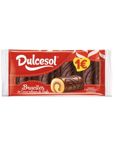 DULCESOL BRACITOS TRUFA-CHOCO 4 UND....