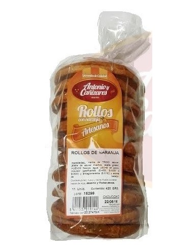 DULCESOL ROLLO NARANJA S/AZUCAR