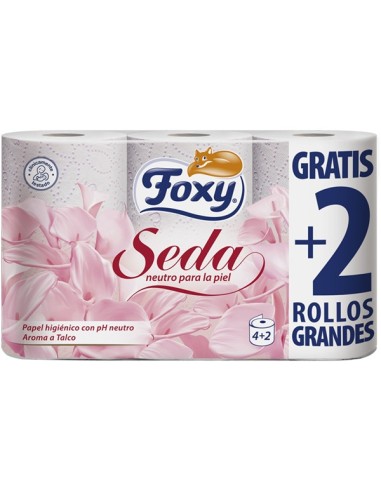 HIGIENICO FOXY-SOFT BOUQUET  4+2 ROLLO