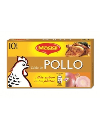 CALDO MAGGI POLLO 10 PTLLAS
