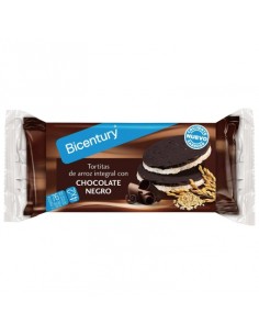BICENTURY TORTITAS ARROZ CHOCO NEGRO 130