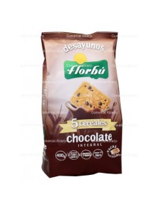 DESAYUNOS INTEGRAL  CHOCOLATE 5 CEREALES  FLORBU  400 GR..