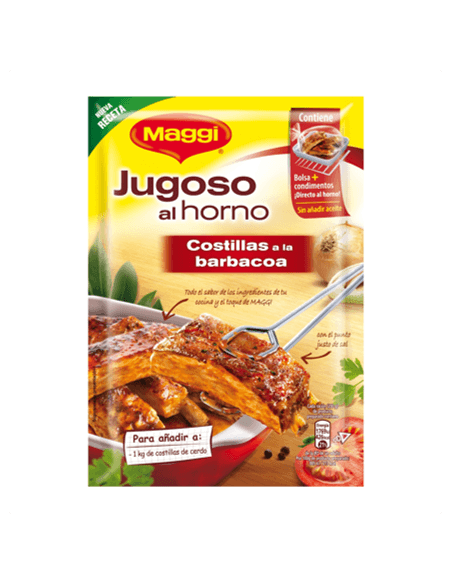 JUGOSO HORNO MAGGI COSTILLAS BARBACOA 30