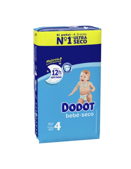 PAÑAL DODOT SENSITIVE 4-9 KGR T 2 58 UND