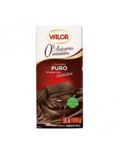 CHCTE. VALOR S/AZUCAR PURO 100 GRS.