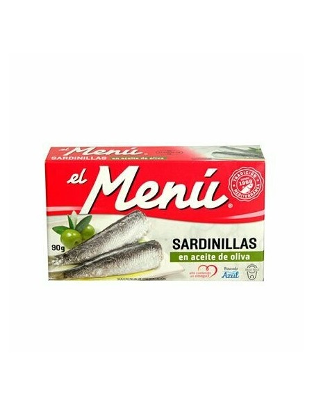 SARDINILLAS EL MENU A.OLIVA 90 GRS