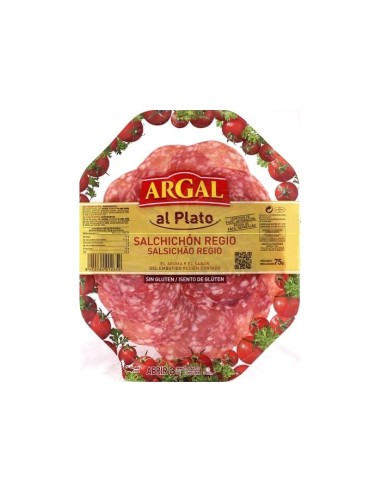 SALCHICHON LONCHAS ARGAL PLATO 70 GRS