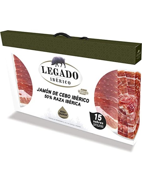 JAMON CEBO IBERICO LONCHAS 60 GR EL POZO