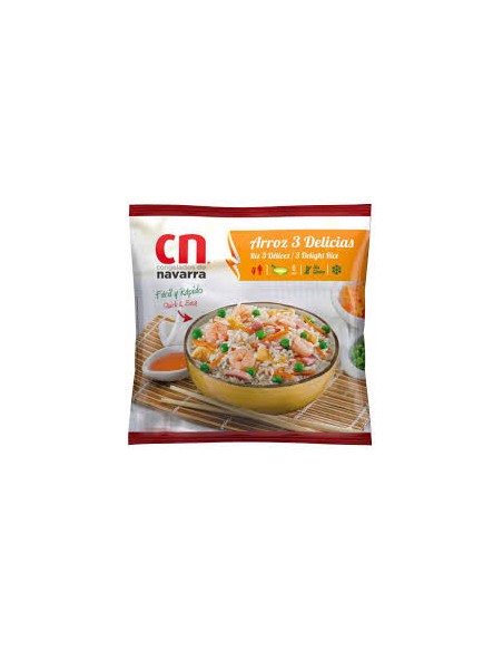 ARROZ 3 DELICIAS CON TORTILLA  450 GR. C.NAVARRA..