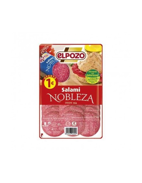 SALAMI NOBLEZA LONCHAS ELPOZO 65 GRS