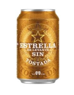CERVEZA ESTRELLA LEVANTE 0% TOSTADA LATA 2