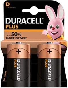DURACELL PILA ALCALINA PLUS D