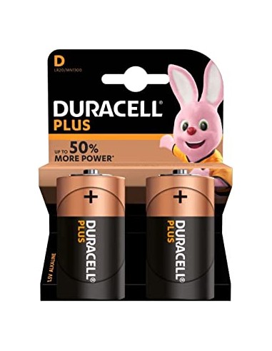 DURACELL PILA ALCALINA PLUS D