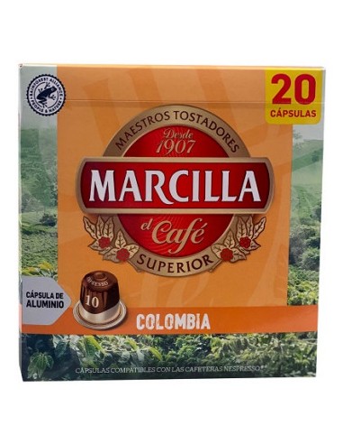 CAFE MARCILLA CAPSULAS COLOMBIA 20 UND 1